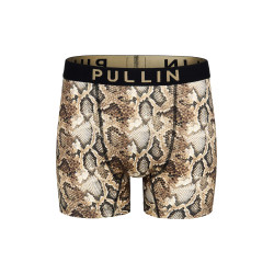 PULL IN Boxer long homme en lycra Fashion Viper Marron