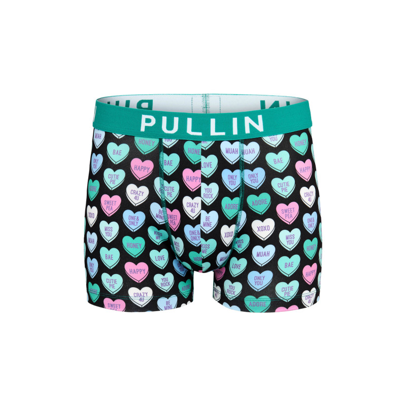 PULL IN Boxer homme en lycra Master Baby Vert et Noir