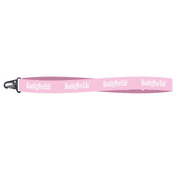 Keyring uni écriture blanche 49cm de long
