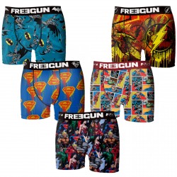 Boxers Boyz Microfibre lot de 5, Freegun Dc Comics