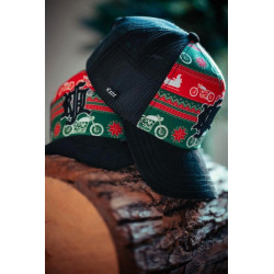 Casquette trucker avec filet bi-matière Christmas