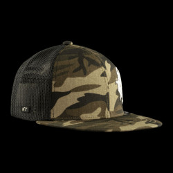 Casquette snapback visière plate camouflage et logo brodé Army Now