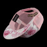 Casquette snapback visière plate avec filet bi-matière Flower Snap