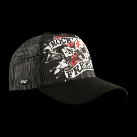 Casquette trucker avec filet bi-matière Antisocial