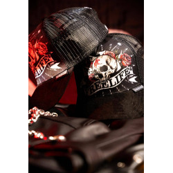 Casquette trucker avec filet bi-matière Antisocial