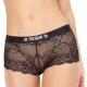 Boxer Dentelle Femme Noir Miss Freegun