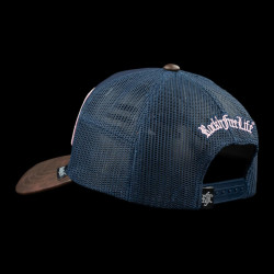 casquette trucker avec filet visière simili Bike