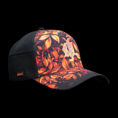 Casquette trucker avec filet bi-matière Blood