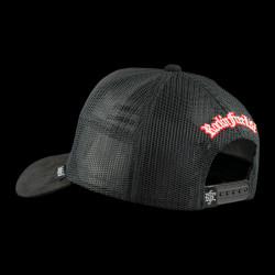 casquette trucker avec filet bi-matière Black Out
