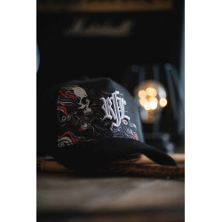 casquette trucker avec filet bi-matière Black Out