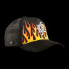 Casquette trucker avec filet bi-matière Burning Casquette trucker avec filet bi-matière Burning