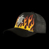 Casquette trucker avec filet bi-matière Burning Casquette trucker avec filet bi-matière Burning