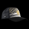 Casquette trucker imprimée avec filet et logo brodé Dark Knight