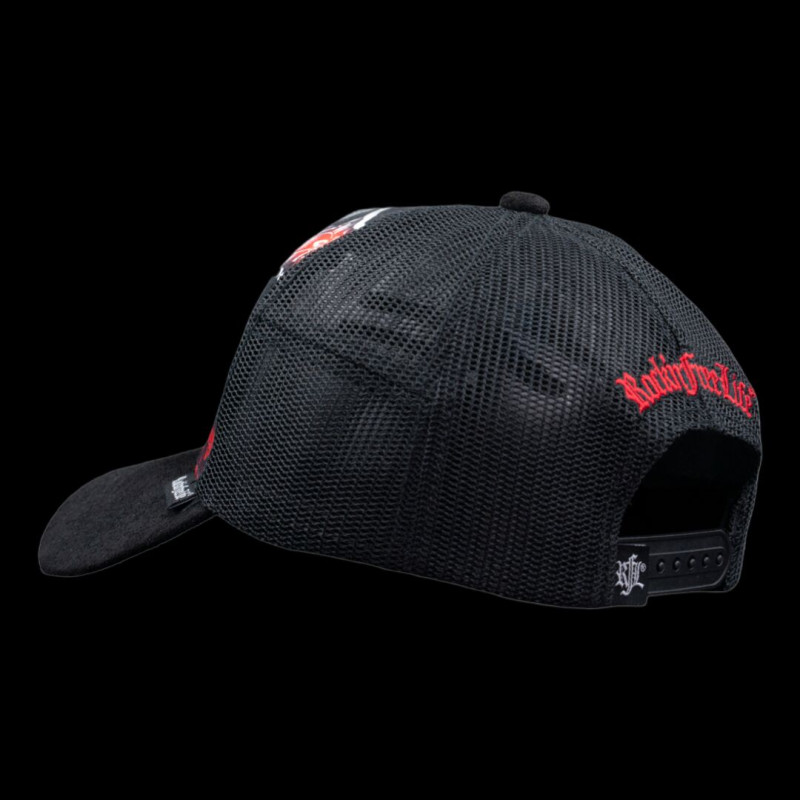 Casquette trucker avec filet bi-matière Flower