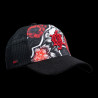 Casquette trucker avec filet bi-matière Flower