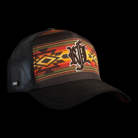 Casquette trucker avec filet et logo brodé Gringo
