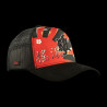 Casquette trucker imprimée avec filet Japanese Rock