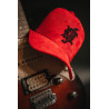 Casquette trucker avec filet en suédine Red Morning Casquette trucker avec filet en suédine Red Morning