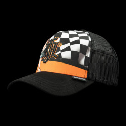 Casquette trucker avec filet bi-matière Vintage Racing
