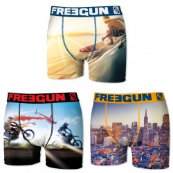 Lot de 3 boxers homme FREEGUN