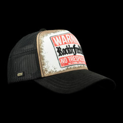 Casquette trucker avec filet bi-matière Warning Zone