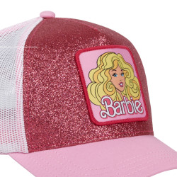 Casquette femme trucker fermeture snapback Barbie
