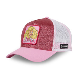 Casquette femme trucker fermeture snapback Barbie