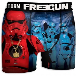 Boxer Homme Freegun Stormtrooper Club Bleu