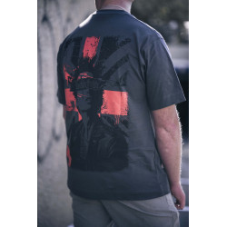 T-shirt homme oversize en jersey de coton 250 GSM English Rock