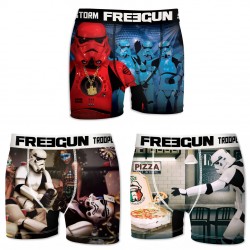 Lot de 3 boxers Homme Freegun Storm Troopers Multicolore