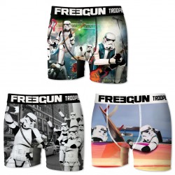 Lot de 3 boxers Homme Freegun Storm Troopers Multicolore