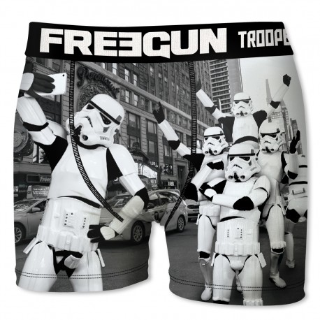 Boxer Garçon Freegun Storm Troopers Street Gris