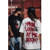 T-shirt homme oversize en jersey de coton 250 GSM Look Me Mom