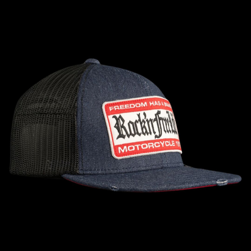 Casquette enfant avec filet visière plate usée Alone Snapback Small