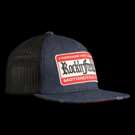 Casquette enfant avec filet visière plate usée Alone Snapback Small