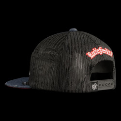 Casquette enfant avec filet visière plate usée Alone Snapback Small