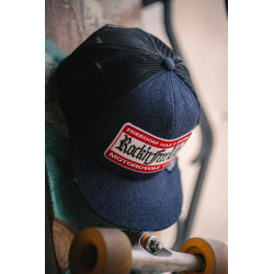 Casquette enfant avec filet visière plate usée Alone Snapback Small