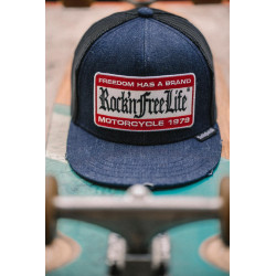 Casquette enfant avec filet visière plate usée Alone Snapback Small