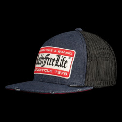 Casquette enfant avec filet visière plate usée Alone Snapback Small