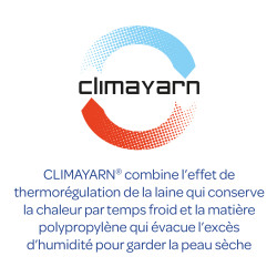 Paire de Chaussette tige longue Merino Ultra Fine Rosso