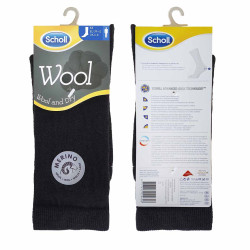 Paire de Chaussette tige longue Merino Ultra Fine Rosso