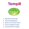 Paire de Chaussettes tige longue semelle demi-bouclette Paire de Chaussettes tige longue semelle demi-bouclette