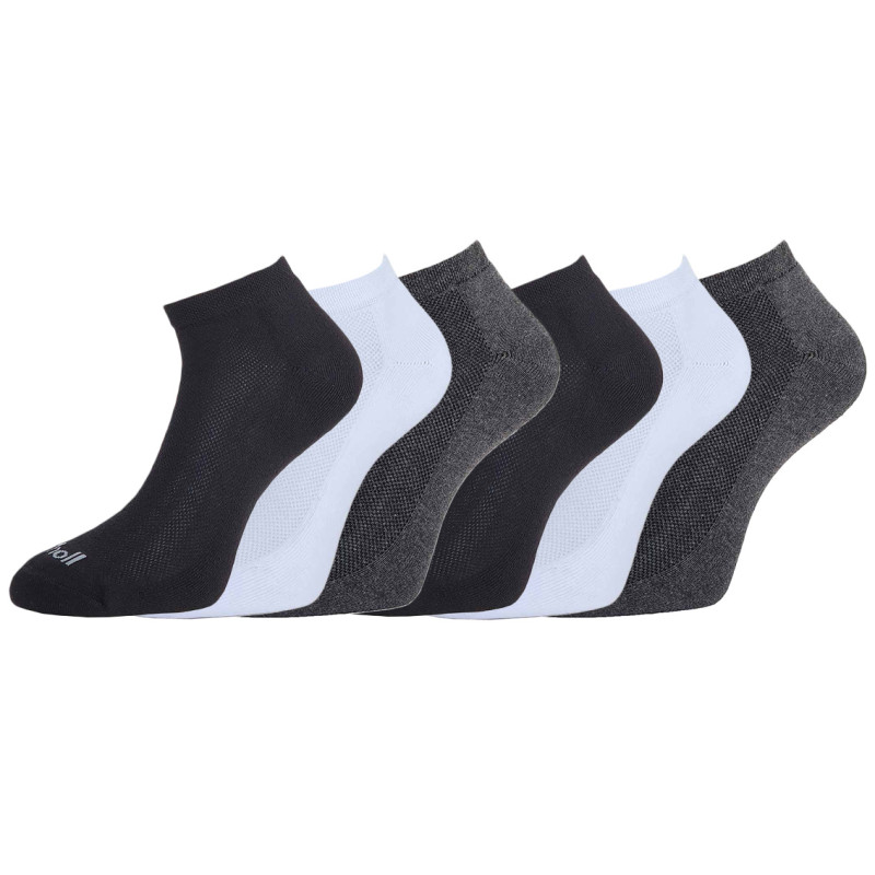 Lot de 6 Paires de Chaussettes Lowcuts semelle bouclette Temp Control Lot de 6 Paires de Chaussettes Lowcuts semelle bouclette Temp Control