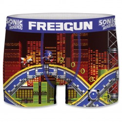 Boxer Homme Freegun Sonic City Orange