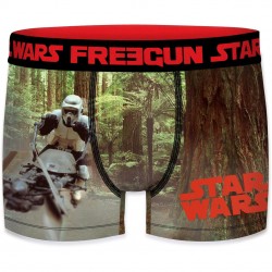 Boxer Garçon Freegun Starwars Stormtrooper Marron