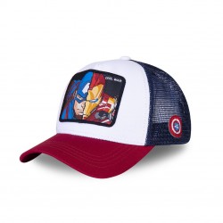 Casquette Capslab Marvel Civil War blanc et rouge