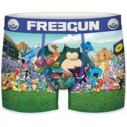 Boxer Homme Freegun Pokemon Team Vert