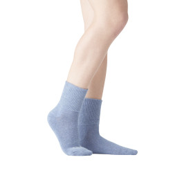 Paire de Chaussettes femme bouclette antidérapante