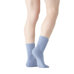 Paire de Chaussettes femme bouclette antidérapante