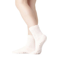 Lot de 2 Paires de Chaussettes femme bouclette antidérapante